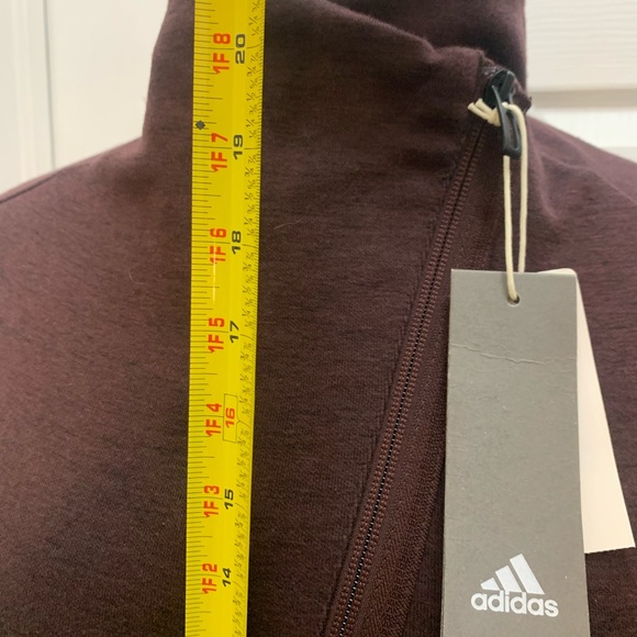 Adidas Maroon Zip-Up Jacket (NWT) - Picture 8 of 12